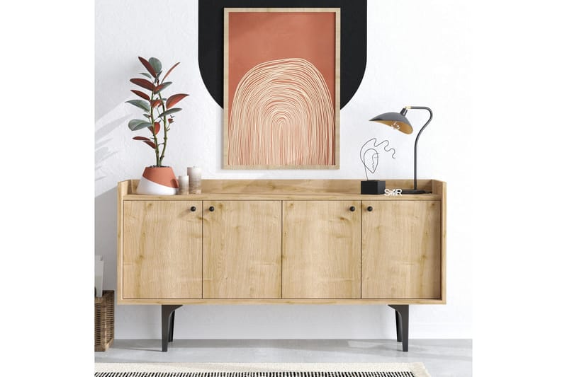 Apupöytä Urgby 150x80 cm - Sininen - Huonekalut - Pöytä & ruokailuryhmä - Apupöytä & sivupöytä - Konsolipöytä