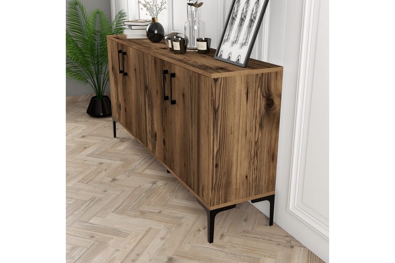 Apupöytä Urgby 160x78 cm - Ruskea - Huonekalut - Pöytä & ruokailuryhmä - Apupöytä & sivupöytä - Konsolipöytä