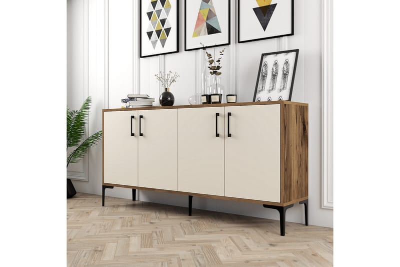 Apupöytä Urgby 160x78 cm - Ruskea - Huonekalut - Pöytä & ruokailuryhmä - Apupöytä & sivupöytä - Konsolipöytä