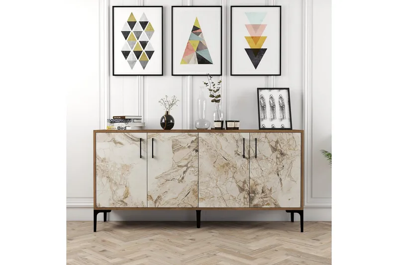 Apupöytä Urgby 160x78 cm - Ruskea - Huonekalut - Pöytä & ruokailuryhmä - Apupöytä & sivupöytä - Konsolipöytä