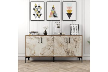 Apupöytä Urgby 160x78 cm - Ruskea - Huonekalut - Pöytä & ruokailuryhmä - Apupöytä & sivupöytä - Konsolipöytä