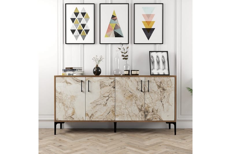 Apupöytä Urgby 160x78 cm - Ruskea - Huonekalut - Pöytä & ruokailuryhmä - Apupöytä & sivupöytä - Konsolipöytä