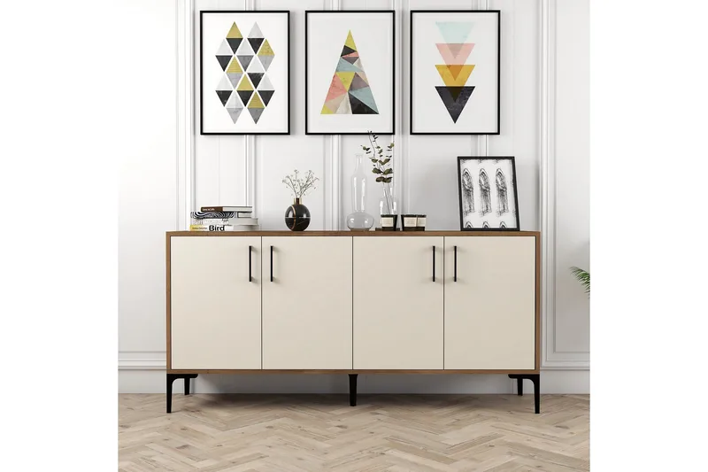 Apupöytä Urgby 160x78 cm - Ruskea - Huonekalut - Pöytä & ruokailuryhmä - Apupöytä & sivupöytä - Konsolipöytä