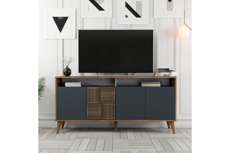 Apupöytä Urgby 160x78 cm - Ruskea - Huonekalut - Pöytä & ruokailuryhmä - Apupöytä & sivupöytä - Konsolipöytä