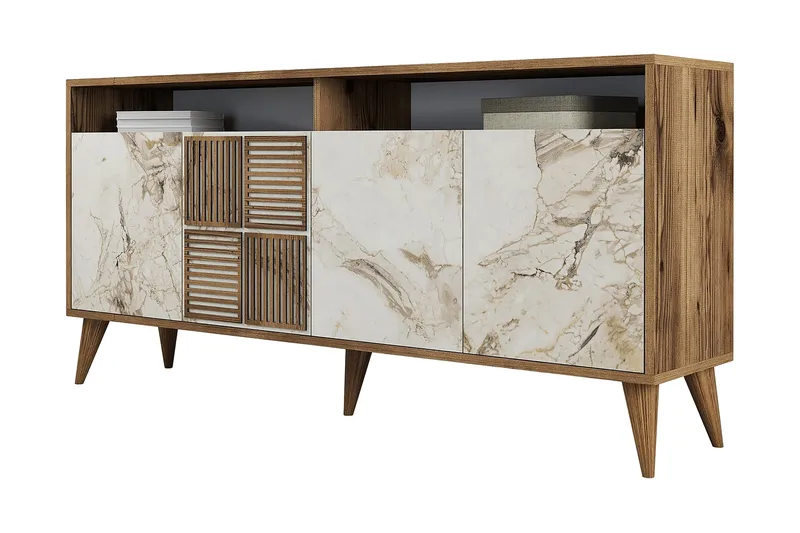 Apupöytä Urgby 160x78 cm, Ruskea