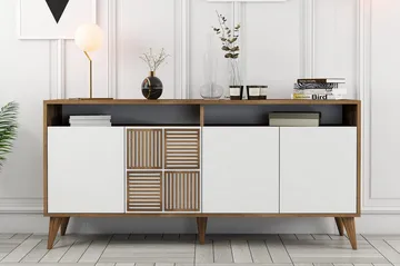 Apupöytä Urgby 160x78 cm - Ruskea - Huonekalut - Pöytä & ruokailuryhmä - Apupöytä & sivupöytä - Konsolipöytä