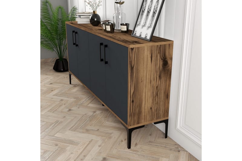 Apupöytä Urgby 160x78 cm - Ruskea - Huonekalut - Pöytä & ruokailuryhmä - Apupöytä & sivupöytä - Konsolipöytä