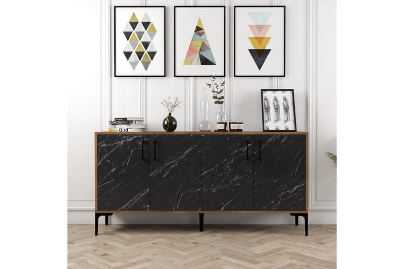 Apupöytä Urgby 160x78 cm - Ruskea - Huonekalut - Pöytä & ruokailuryhmä - Apupöytä & sivupöytä - Konsolipöytä