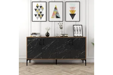 Apupöytä Urgby 160x78 cm - Ruskea - Huonekalut - Pöytä & ruokailuryhmä - Apupöytä & sivupöytä - Konsolipöytä