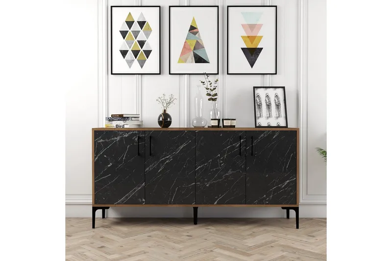 Apupöytä Urgby 160x78 cm - Ruskea - Huonekalut - Pöytä & ruokailuryhmä - Apupöytä & sivupöytä - Konsolipöytä