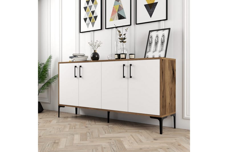 Apupöytä Urgby 160x78 cm - Ruskea - Huonekalut - Pöytä & ruokailuryhmä - Apupöytä & sivupöytä - Konsolipöytä