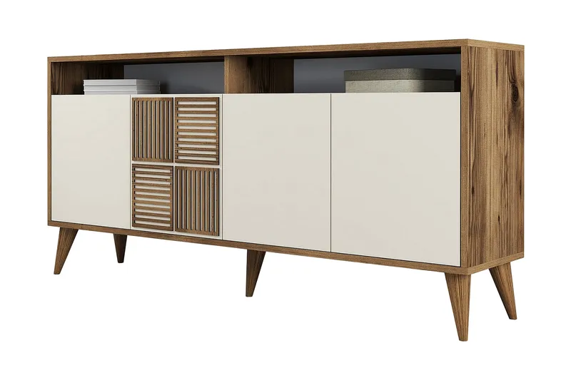 Apupöytä Urgby 160x78 cm, Ruskea