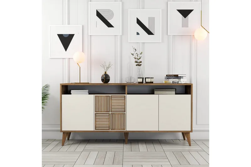 Apupöytä Urgby 160x78 cm - Ruskea - Huonekalut - Pöytä & ruokailuryhmä - Apupöytä & sivupöytä - Konsolipöytä