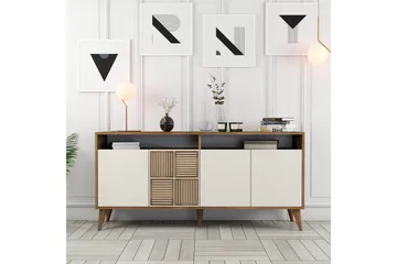 Apupöytä Urgby 160x78 cm - Ruskea - Huonekalut - Pöytä & ruokailuryhmä - Apupöytä & sivupöytä - Konsolipöytä