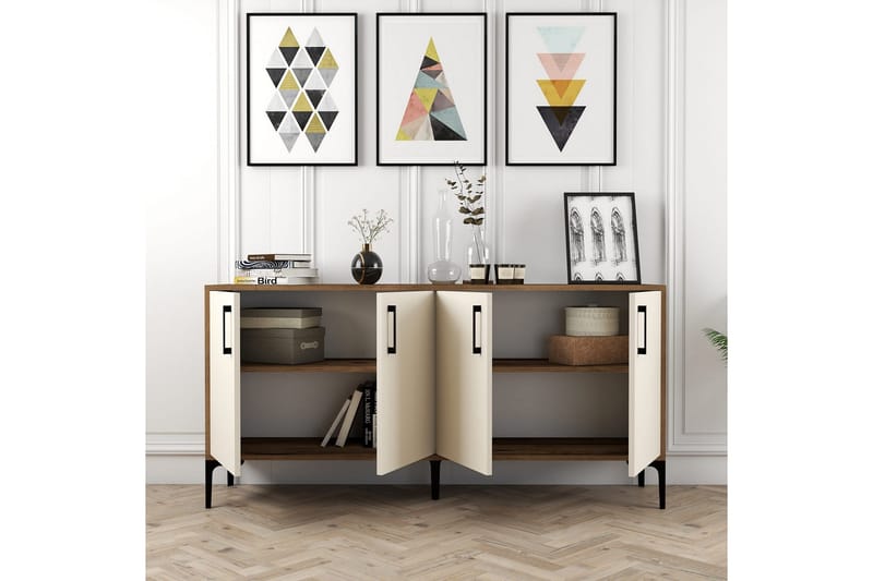 Apupöytä Urgby 160x78 cm - Ruskea - Huonekalut - Pöytä & ruokailuryhmä - Apupöytä & sivupöytä - Konsolipöytä