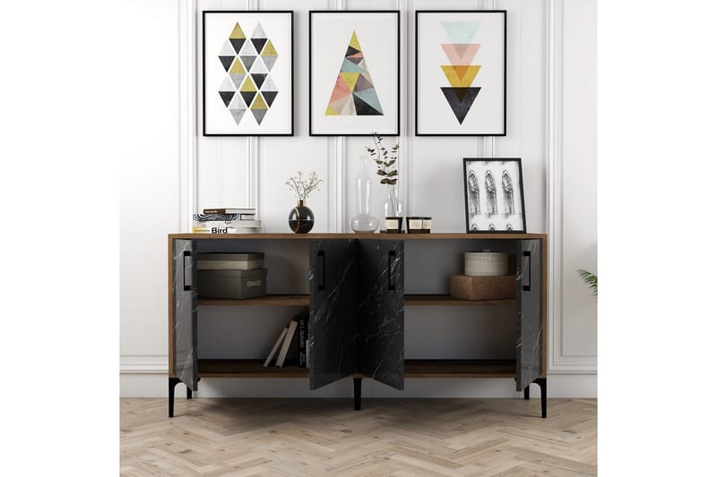 Apupöytä Urgby 160x78 cm - Ruskea - Huonekalut - Pöytä & ruokailuryhmä - Apupöytä & sivupöytä - Konsolipöytä