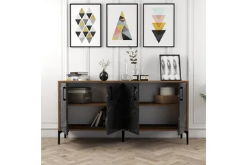 Apupöytä Urgby 160x78 cm - Ruskea - Huonekalut - Pöytä & ruokailuryhmä - Apupöytä & sivupöytä - Konsolipöytä
