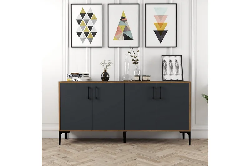 Apupöytä Urgby 160x78 cm - Ruskea - Huonekalut - Pöytä & ruokailuryhmä - Apupöytä & sivupöytä - Konsolipöytä