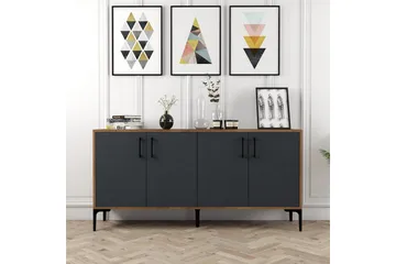 Apupöytä Urgby 160x78 cm - Ruskea - Huonekalut - Pöytä & ruokailuryhmä - Apupöytä & sivupöytä - Konsolipöytä