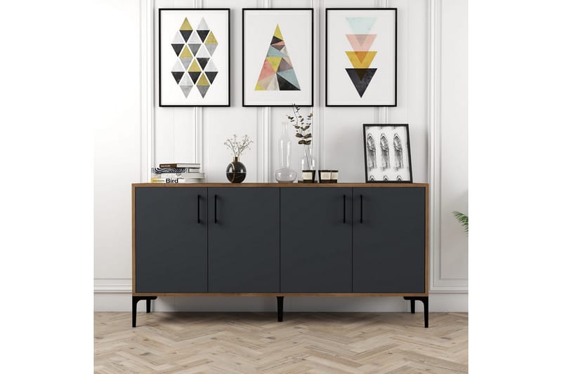 Apupöytä Urgby 160x78 cm - Ruskea - Huonekalut - Pöytä & ruokailuryhmä - Apupöytä & sivupöytä - Konsolipöytä