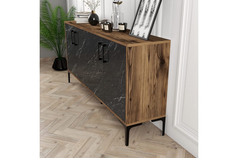 Apupöytä Urgby 160x78 cm - Ruskea - Huonekalut - Pöytä & ruokailuryhmä - Apupöytä & sivupöytä - Konsolipöytä