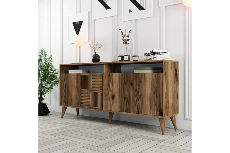 Apupöytä Urgby 160x78 cm - Ruskea - Huonekalut - Pöytä & ruokailuryhmä - Apupöytä & sivupöytä - Konsolipöytä