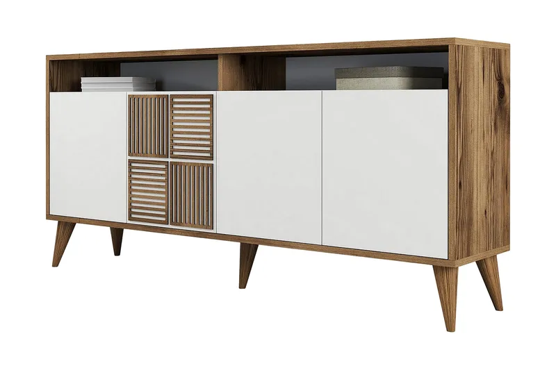 Apupöytä Urgby 160x78 cm, Ruskea