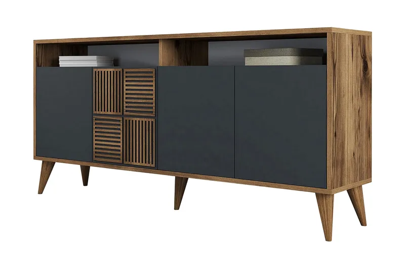 Apupöytä Urgby 160x78 cm, Ruskea