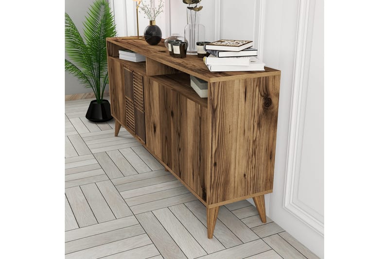 Apupöytä Urgby 160x78 cm - Ruskea - Huonekalut - Pöytä & ruokailuryhmä - Apupöytä & sivupöytä - Konsolipöytä