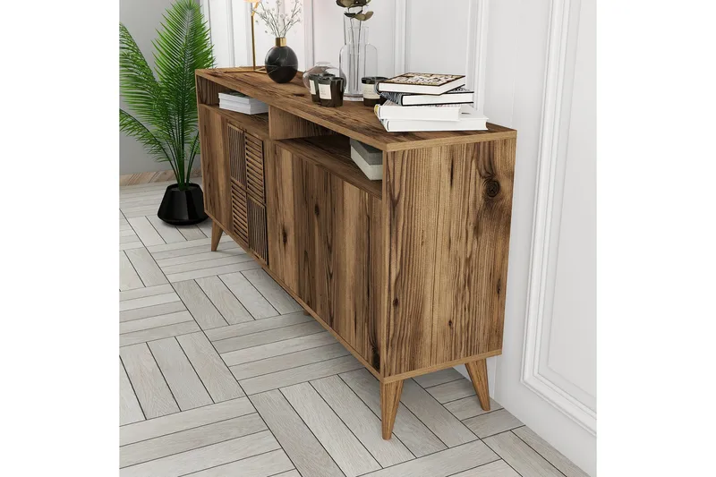 Apupöytä Urgby 160x78 cm - Ruskea - Huonekalut - Pöytä & ruokailuryhmä - Apupöytä & sivupöytä - Konsolipöytä