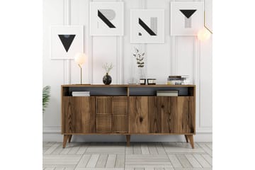 Apupöytä Urgby 160x78 cm - Ruskea - Huonekalut - Pöytä & ruokailuryhmä - Apupöytä & sivupöytä - Konsolipöytä