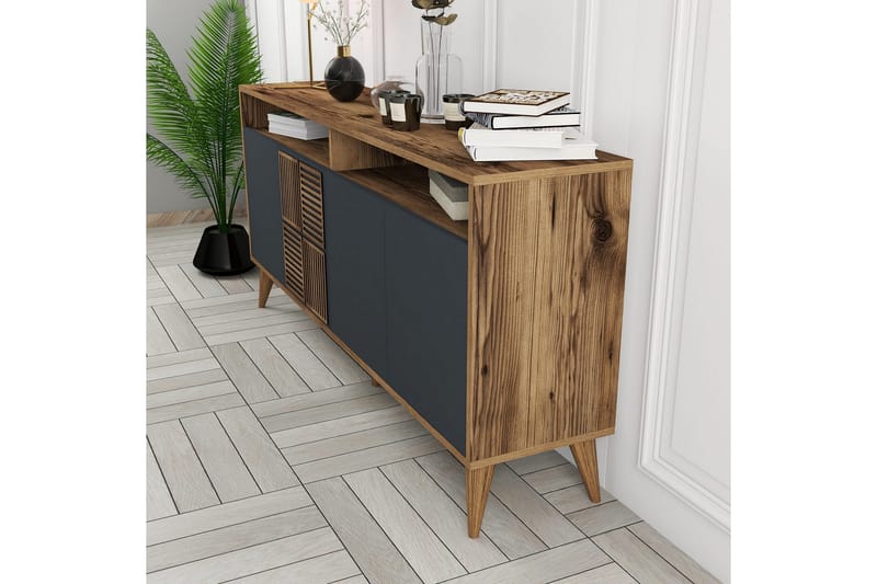 Apupöytä Urgby 160x78 cm - Ruskea - Huonekalut - Pöytä & ruokailuryhmä - Apupöytä & sivupöytä - Konsolipöytä