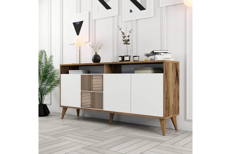 Apupöytä Urgby 160x78 cm - Ruskea - Huonekalut - Pöytä & ruokailuryhmä - Apupöytä & sivupöytä - Konsolipöytä