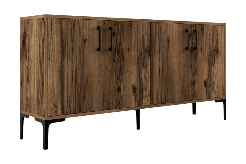 Apupöytä Urgby 160x78 cm, Ruskea