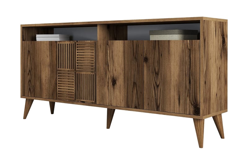 Apupöytä Urgby 160x78 cm, Ruskea