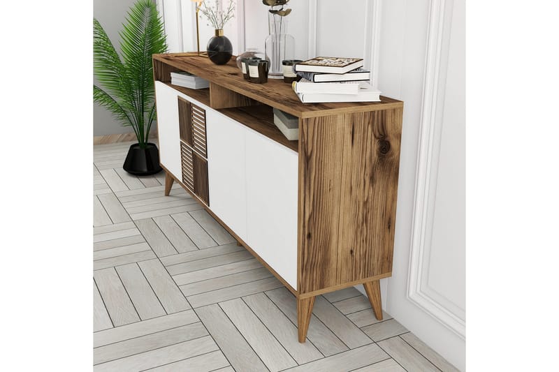 Apupöytä Urgby 160x78 cm - Ruskea - Huonekalut - Pöytä & ruokailuryhmä - Apupöytä & sivupöytä - Konsolipöytä