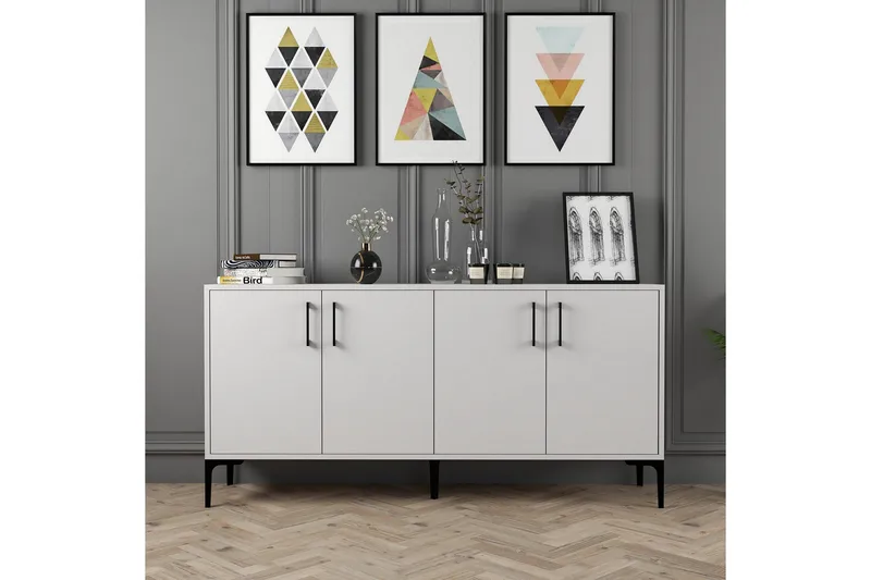 Apupöytä Urgby 160x78 cm - Valkoinen - Huonekalut - Pöytä & ruokailuryhmä - Apupöytä & sivupöytä - Konsolipöytä