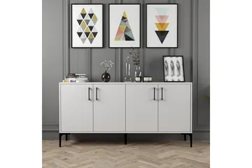 Apupöytä Urgby 160x78 cm - Valkoinen - Huonekalut - Pöytä & ruokailuryhmä - Apupöytä & sivupöytä - Konsolipöytä