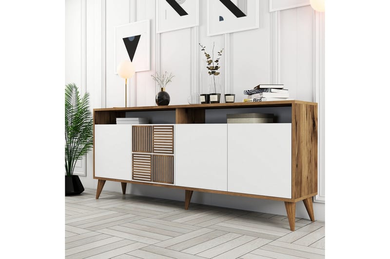 Apupöytä Urgby 180x78,6 cm - Ruskea - Huonekalut - Pöytä & ruokailuryhmä - Apupöytä & sivupöytä - Konsolipöytä