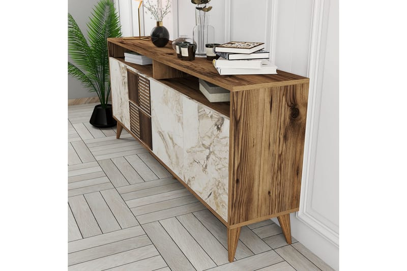 Apupöytä Urgby 180x78,6 cm - Ruskea - Huonekalut - Pöytä & ruokailuryhmä - Apupöytä & sivupöytä - Konsolipöytä