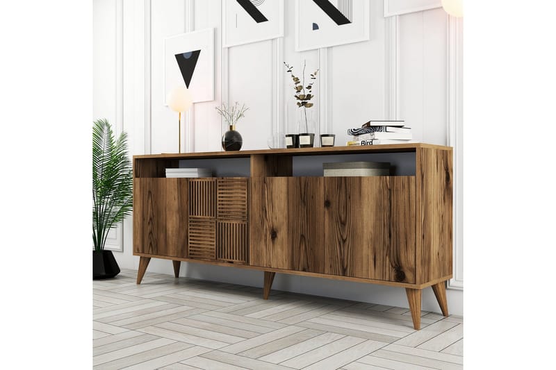 Apupöytä Urgby 180x78,6 cm - Ruskea - Huonekalut - Pöytä & ruokailuryhmä - Apupöytä & sivupöytä - Konsolipöytä