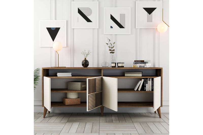 Apupöytä Urgby 180x78,6 cm - Ruskea - Huonekalut - Pöytä & ruokailuryhmä - Apupöytä & sivupöytä - Konsolipöytä