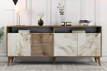 Apupöytä Urgby 180x78,6 cm - Ruskea - Huonekalut - Pöytä & ruokailuryhmä - Apupöytä & sivupöytä - Konsolipöytä