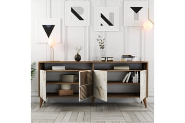 Apupöytä Urgby 180x78,6 cm - Ruskea - Huonekalut - Pöytä & ruokailuryhmä - Apupöytä & sivupöytä - Konsolipöytä