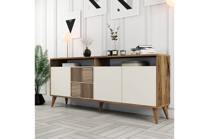 Apupöytä Urgby 180x78,6 cm - Ruskea - Huonekalut - Pöytä & ruokailuryhmä - Apupöytä & sivupöytä - Konsolipöytä