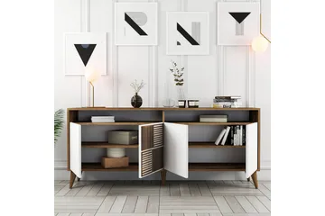 Apupöytä Urgby 180x78,6 cm - Ruskea - Huonekalut - Pöytä & ruokailuryhmä - Apupöytä & sivupöytä - Konsolipöytä
