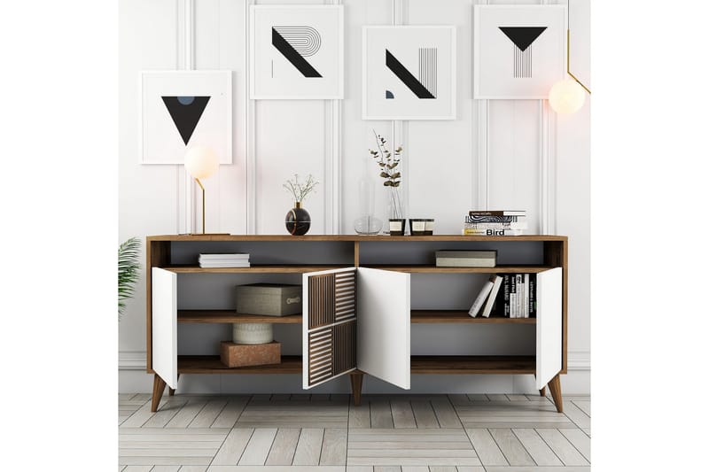 Apupöytä Urgby 180x78,6 cm - Ruskea - Huonekalut - Pöytä & ruokailuryhmä - Apupöytä & sivupöytä - Konsolipöytä