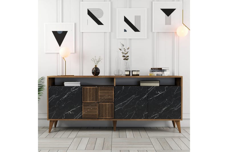 Apupöytä Urgby 180x78,6 cm - Ruskea - Huonekalut - Pöytä & ruokailuryhmä - Apupöytä & sivupöytä - Konsolipöytä