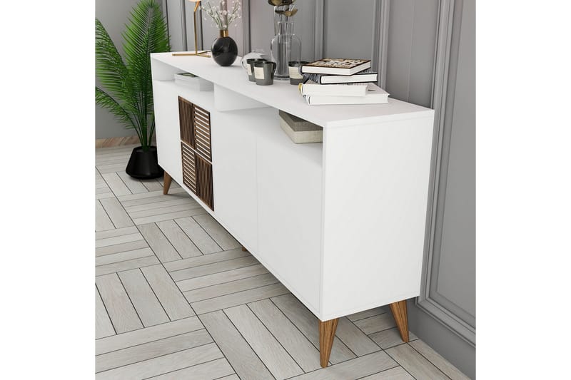 Apupöytä Urgby 180x78,6 cm - Valkoinen - Huonekalut - Pöytä & ruokailuryhmä - Apupöytä & sivupöytä - Konsolipöytä