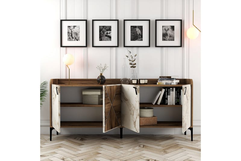 Apupöytä Urgby 180x78 cm - Ruskea - Huonekalut - Pöytä & ruokailuryhmä - Apupöytä & sivupöytä - Konsolipöytä